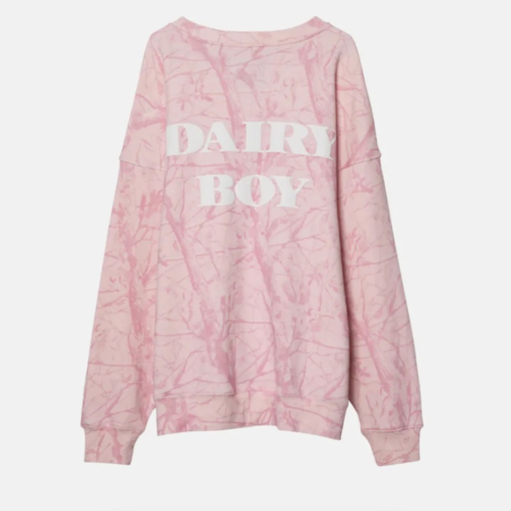 Pink Graphic Sweatshirt